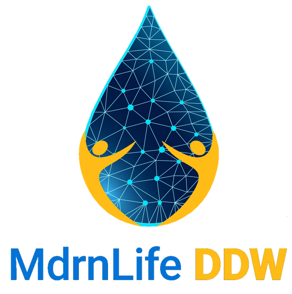 Mdrn-Life DDW Logo (deuterium Depleted water)